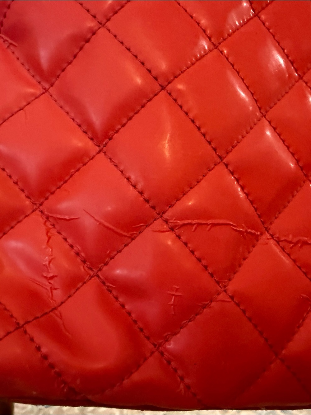Kate Spade New York Red Quilted Handbag - Picture 2 of 3